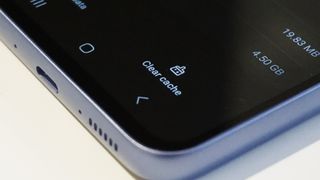 Samsung Galaxy A54 5G review Clear Cache UI