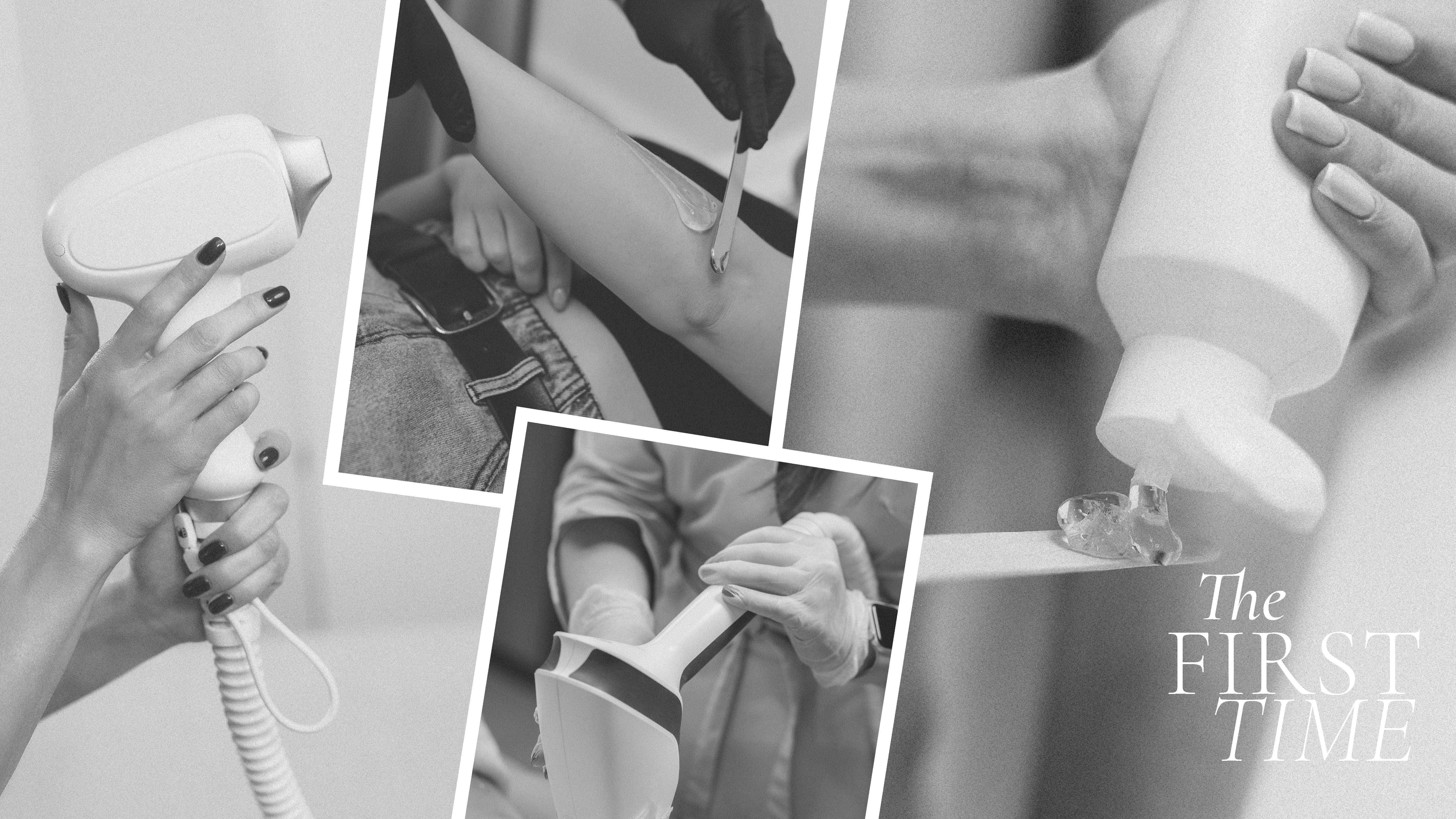 composite of laser hair removal machines