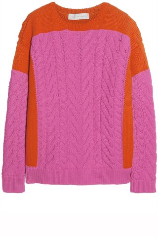 Stella McCartney Chunky Cable Knit Cotton Blend Sweater, £700
