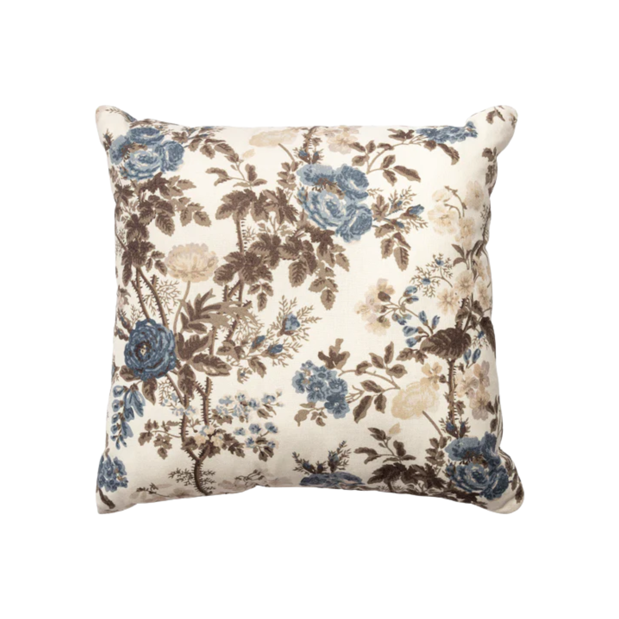 a floral outdoor pillow