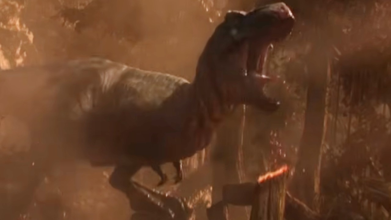 A T-Rex in Star Trek: Strange New Worlds