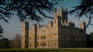 The exterior of Downton Abbey