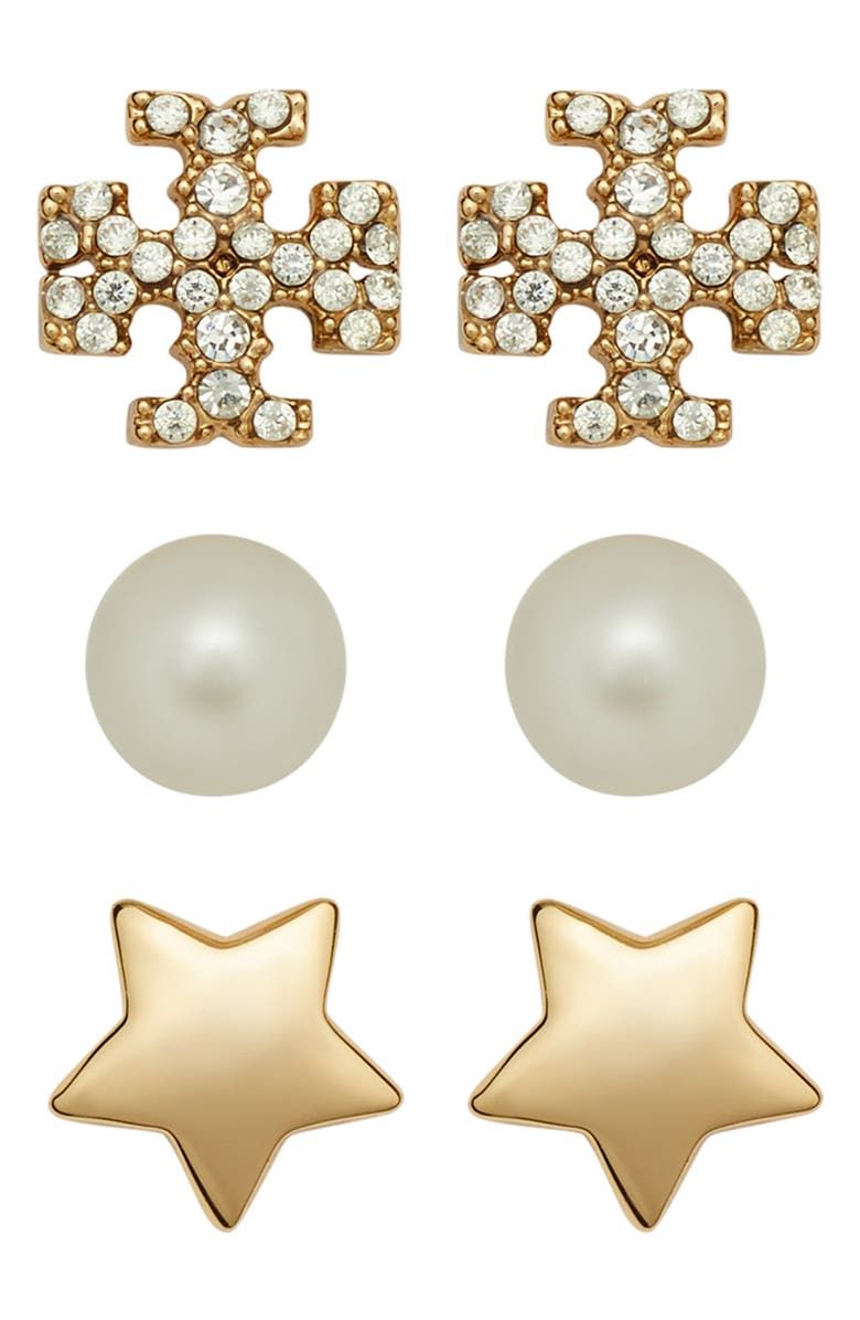 Kira Set of 3 Stud Earrings