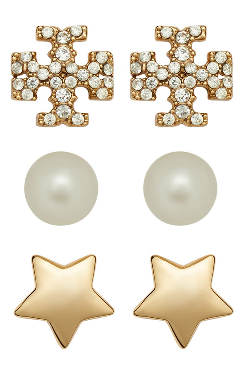 Kira Set of 3 Stud Earrings