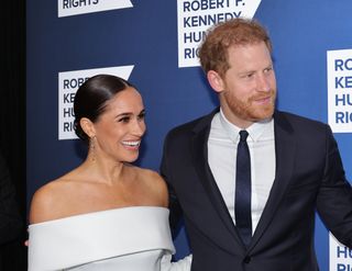 Prince Harry and Meghan Markle at the RFK Awards