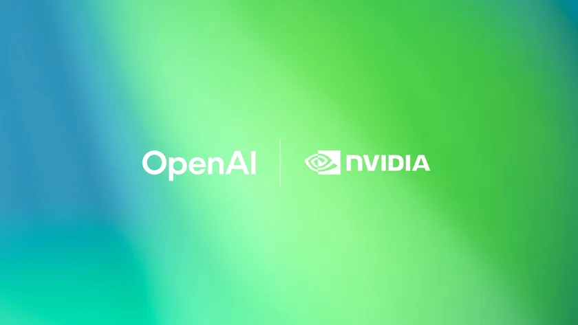 Open AI and Nvidia logos