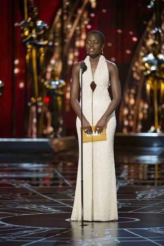 Lupita Nyong'o Oscar dress
