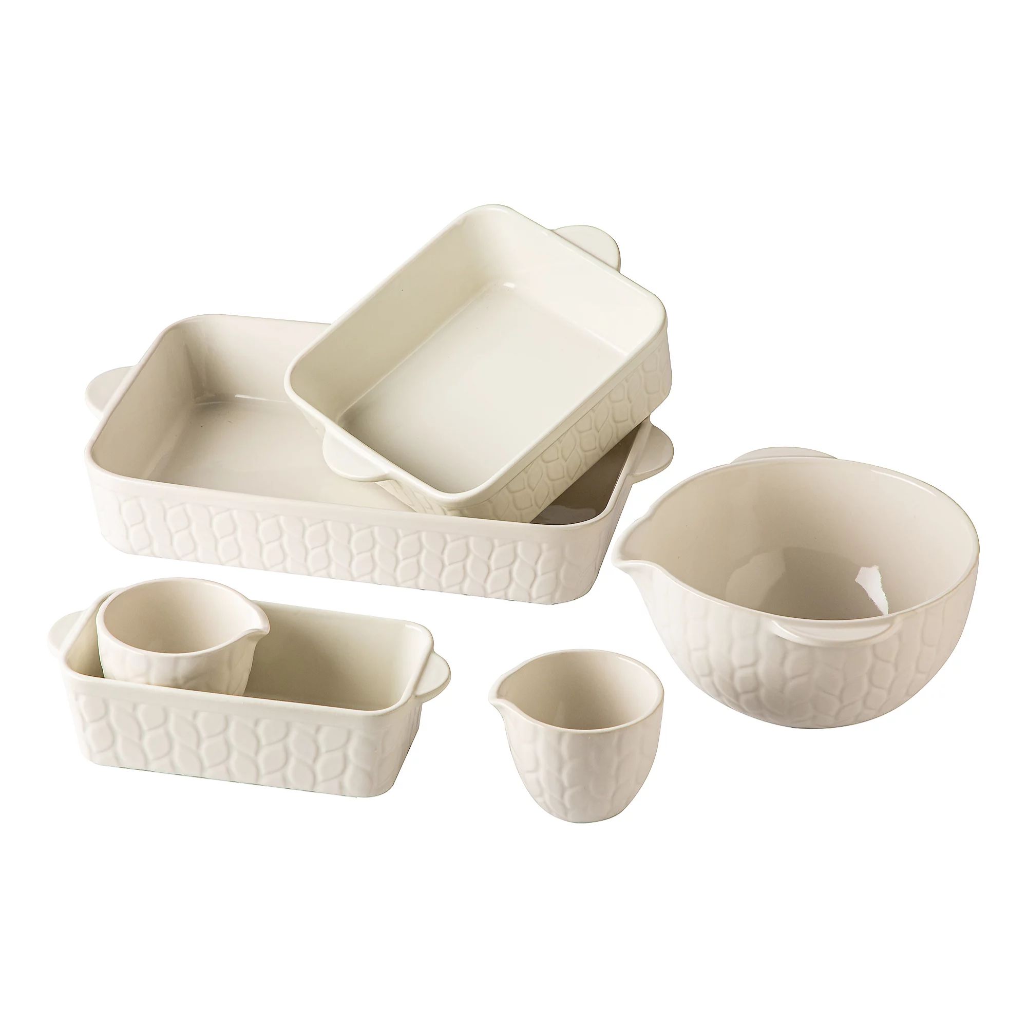 6-piece ceramic bakeware set