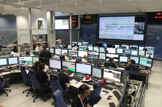 ATV Control Centre During Launch