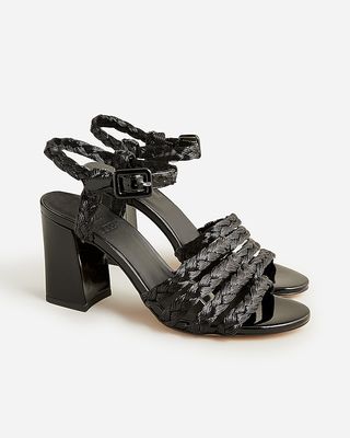 Maryam Nassir Zadeh Braided Block-Heel Sandals