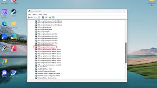 HID-compliant touchscreen in windows 11 device manager