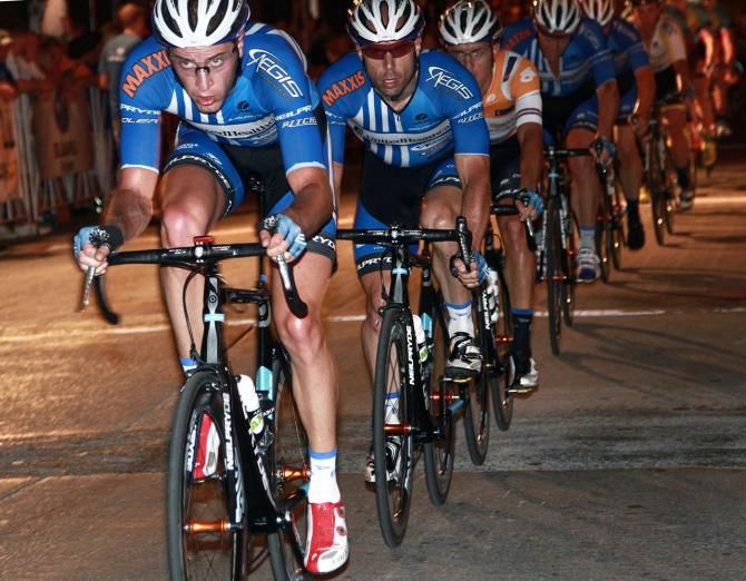 With five laps to go, UnitedHealthcare's Pro Cycling Team "Le Gran Tran Blu" shuts down the track and controls the finish of the rest of the race. Showing all just how strong this dominating team really is.