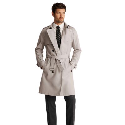 Light Taupe Trench Coat