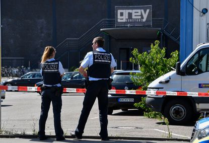 Police investigate a shooting in a German nightclub