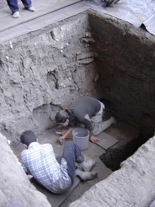 The excavation of this area took some nine years and was supported by FAPESP. At the base of this archaeological deposit, at an approximate depth of 13 feet (4 meters) below the surface, researchers discovered the anthropomorphic figure.