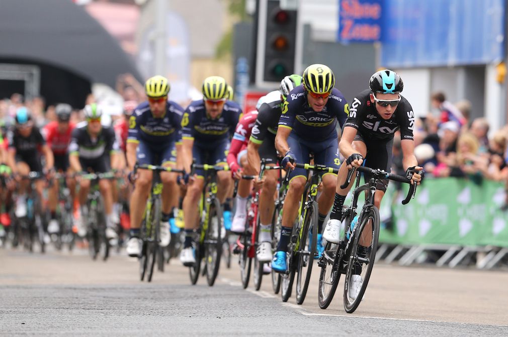 Tao Geoghegan Hart on stage 2 of the Tour of Britain