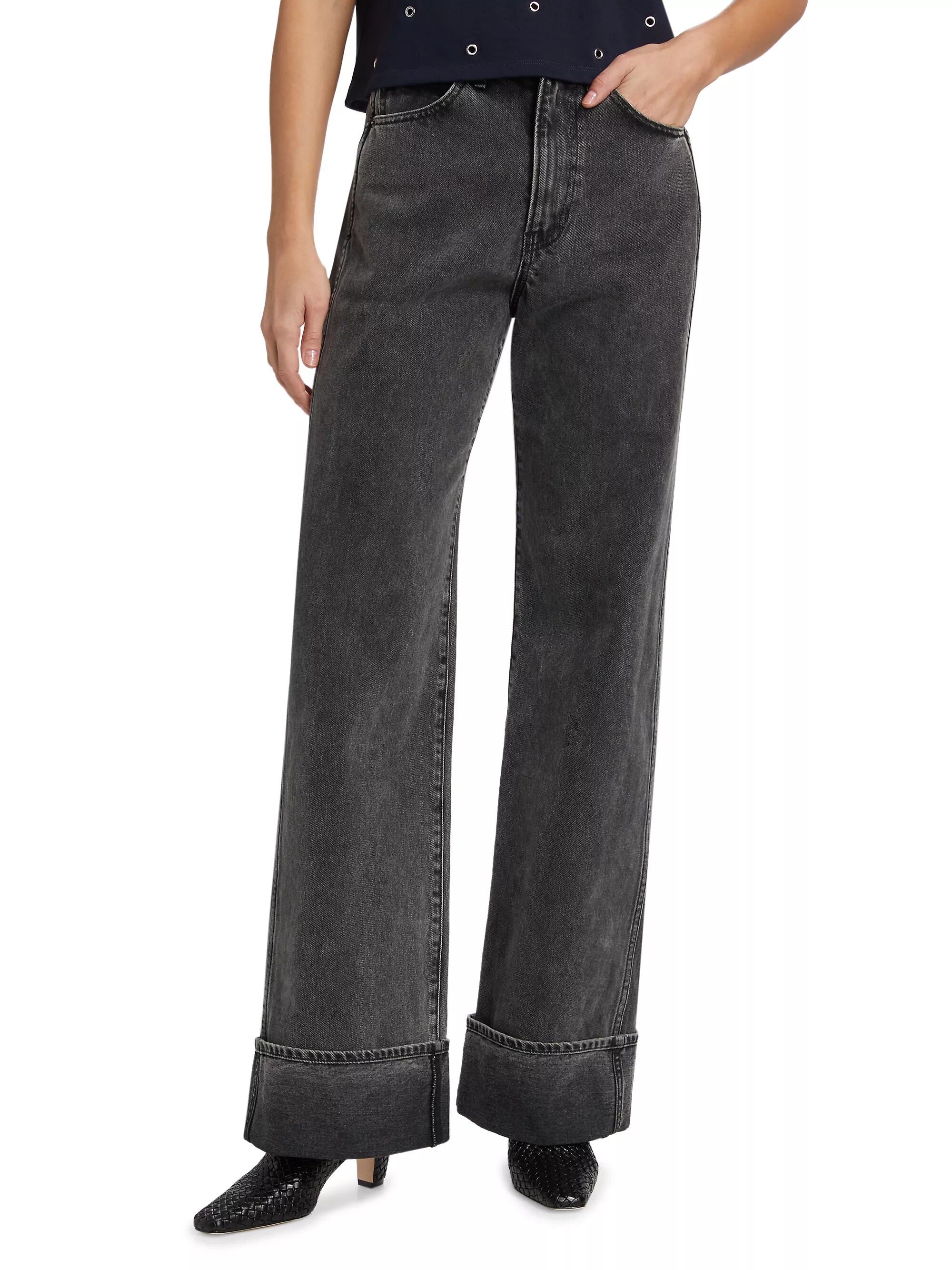 Taylor High-Rise Wide-Leg Jeans