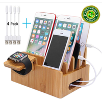 Bamboo Charging Stations for Multiple Devices: $25.99 at Amazon