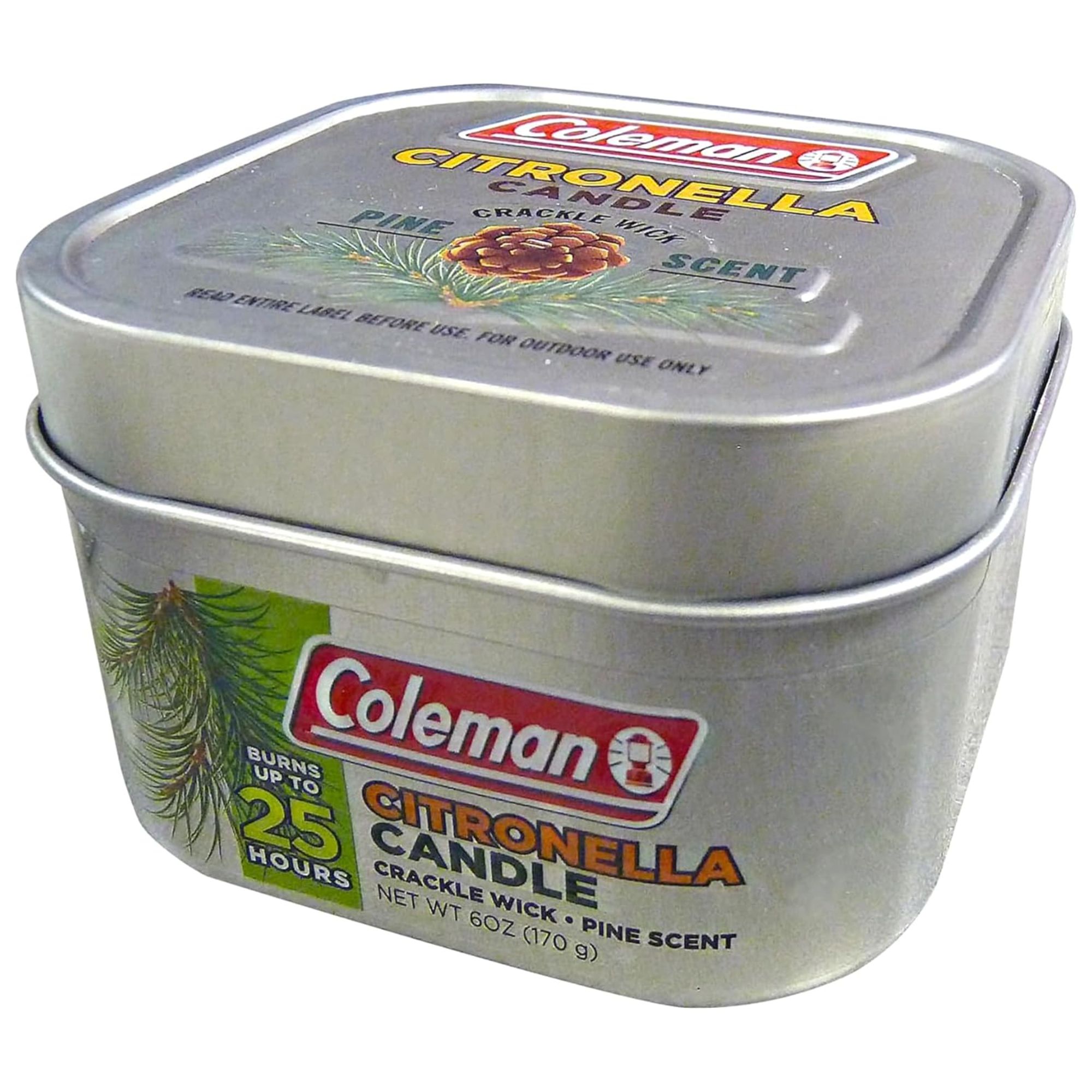 Citronella candle tin