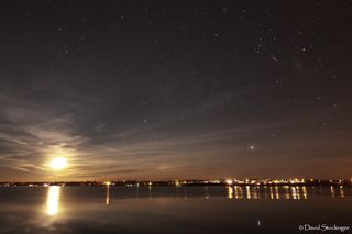 Night Sky Over Lake Okoboji, IA
