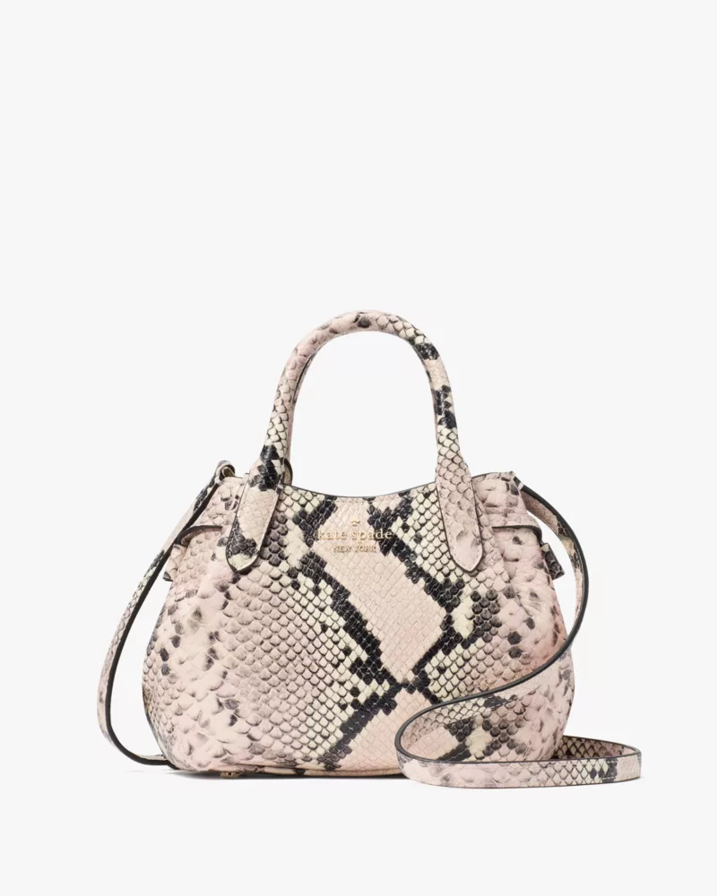 Kate Spade , Dumpling Snake Embossed Mini Satchel (Was $379) 