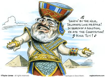 Political cartoon World Mohamed Morsi