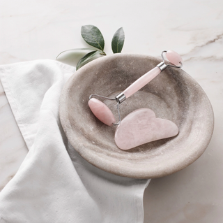 The White Company Rose Quartz Facial Roller