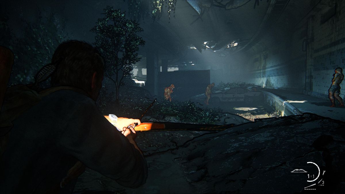 The Last of Us Part 1 gameplay filter graphic