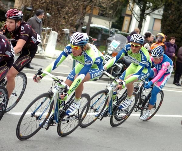 Franco Pellizotti and Ivan Basso were also riding the Giro del Friuli