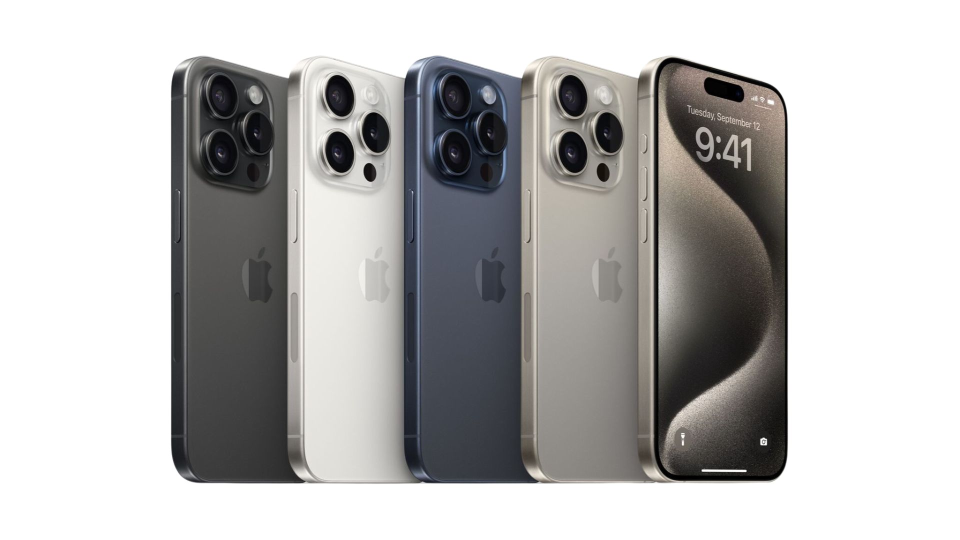 iPhone 15 Pro color lineup