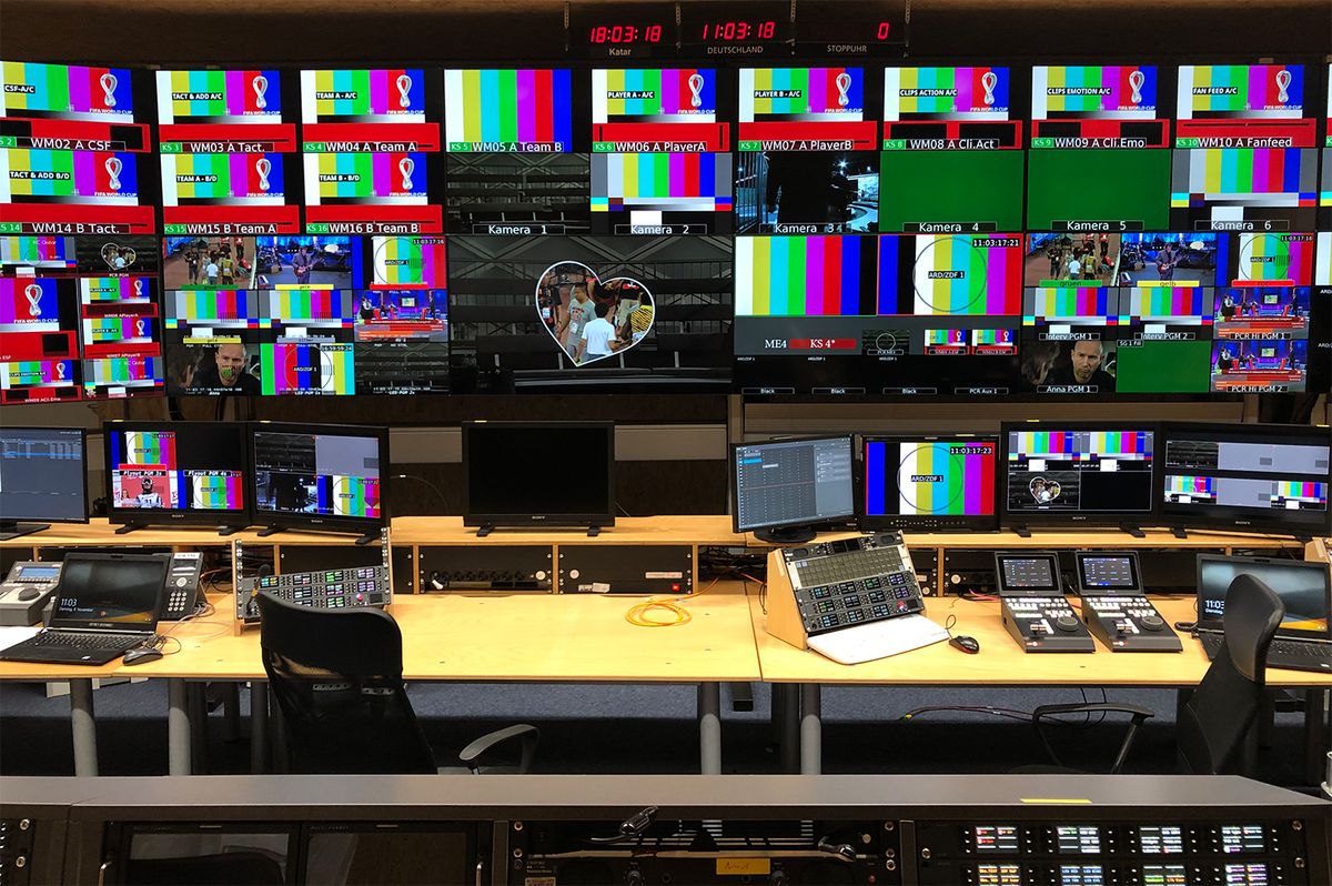 Das ZDF, Deutschland, nutzte die KVM-over-IP-Lösungen von Apantac für die Remote-Produktion der Weltmeisterschaft