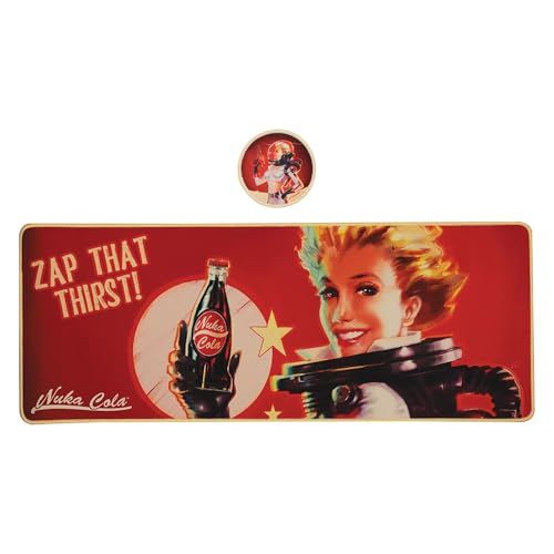 Fallout Nuka-Cola XL Desk Pad & Coaster Set 