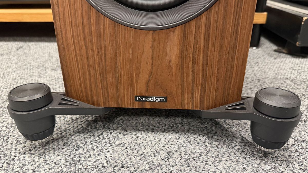 A photograph of a speaker from the Paradigm Premier v2 5.1 package