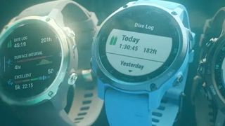 Garmin Descent Mk2S watches in three colors