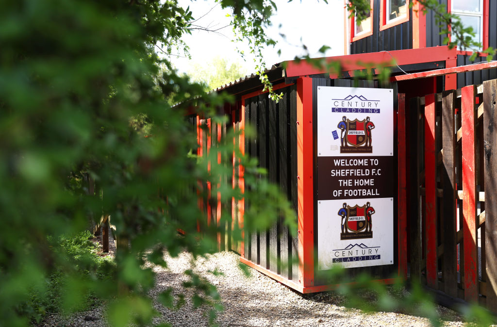 General view outside the stadium prior to the FA Women's National League Division One Midlands match between Sheffield FC and Sporting Khalsa at The Home of Football Stadium