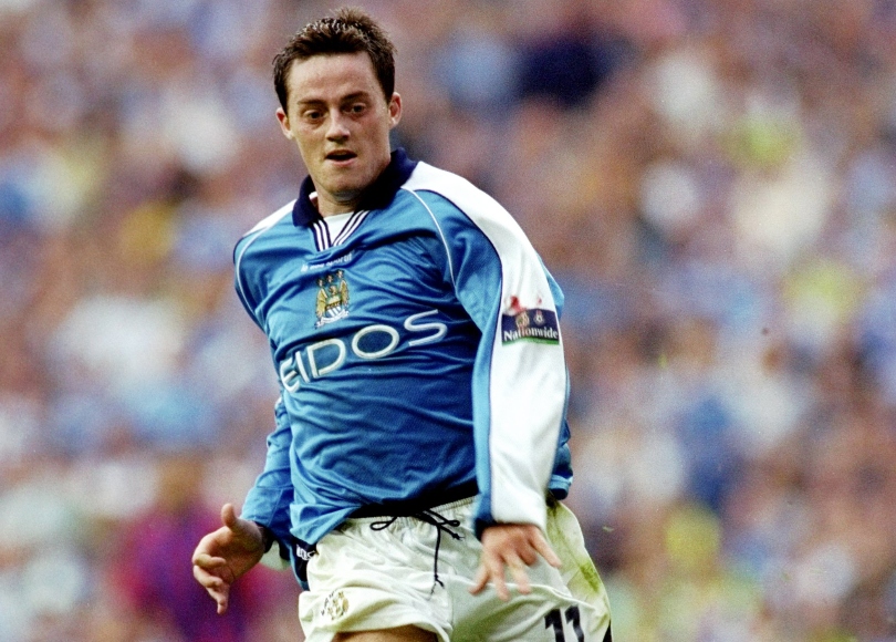 Terry Cooke in action for Manchester City against Crystal Palace in September 1999.