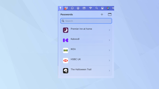 How to access your passwords from the menu bar in macOS Sequoia