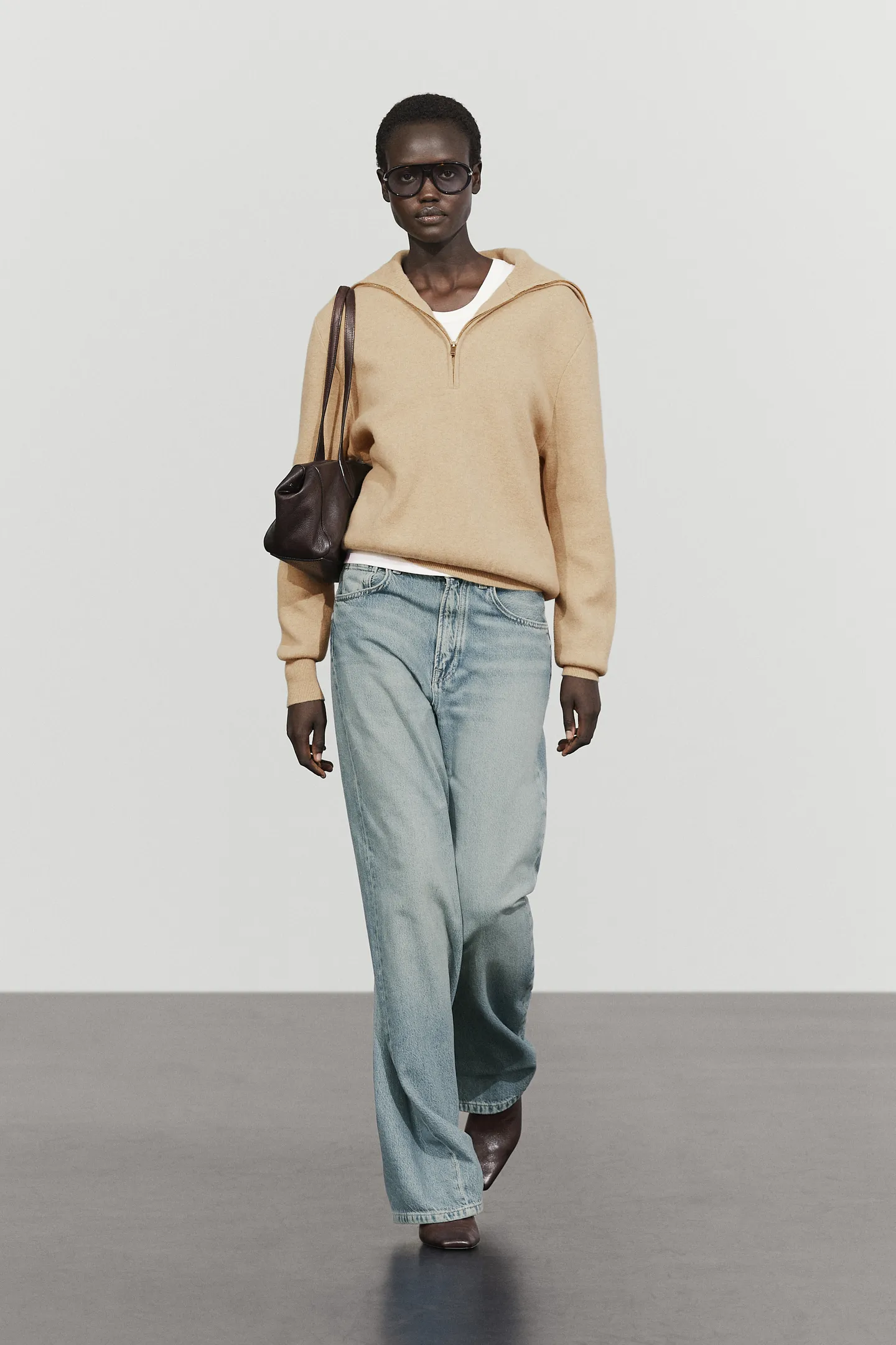 Balloon Trousers - Dark Brown