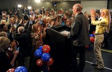 Greg Gianforte delivers his victory speech.