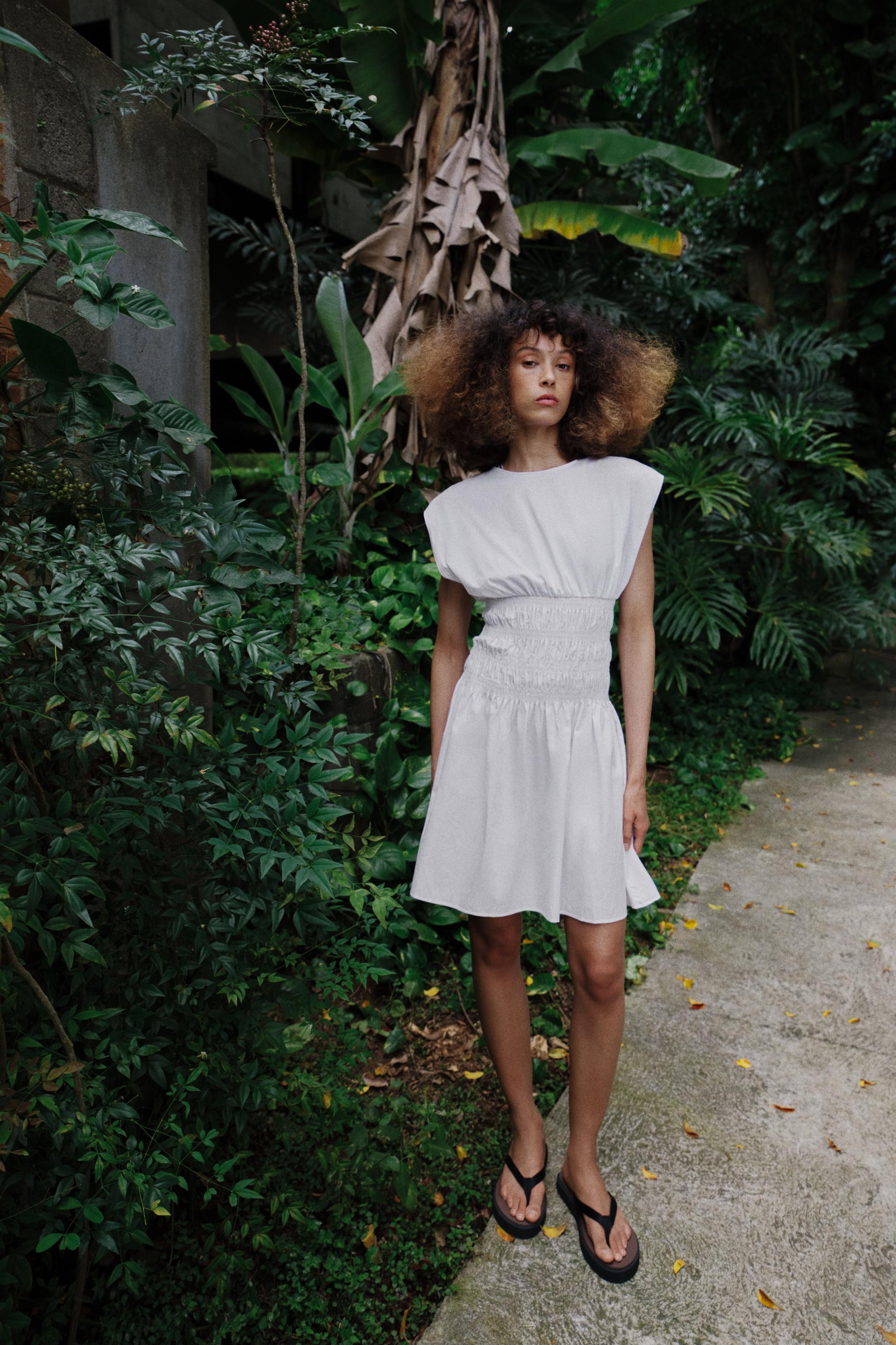 Poplin Combination Dress