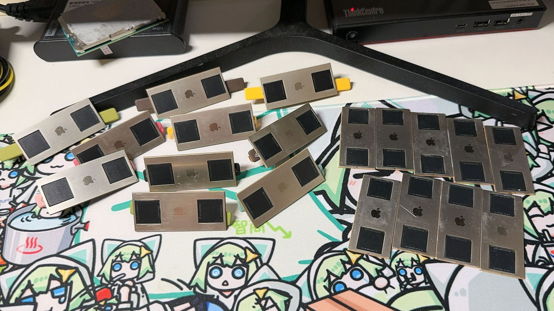 Apple M1 Pro chips upcycled into hair clip geek-chic jewelry