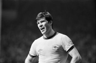 Malcolm Macdonald in action for Arsenal against Ipswich Town in the 1978 FA Cup final.