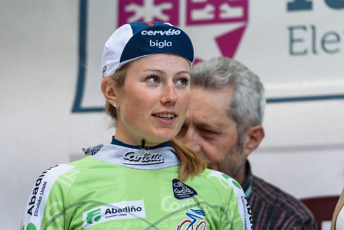 Lotta Lepisto (Cervelo Bigla) in the green jersey