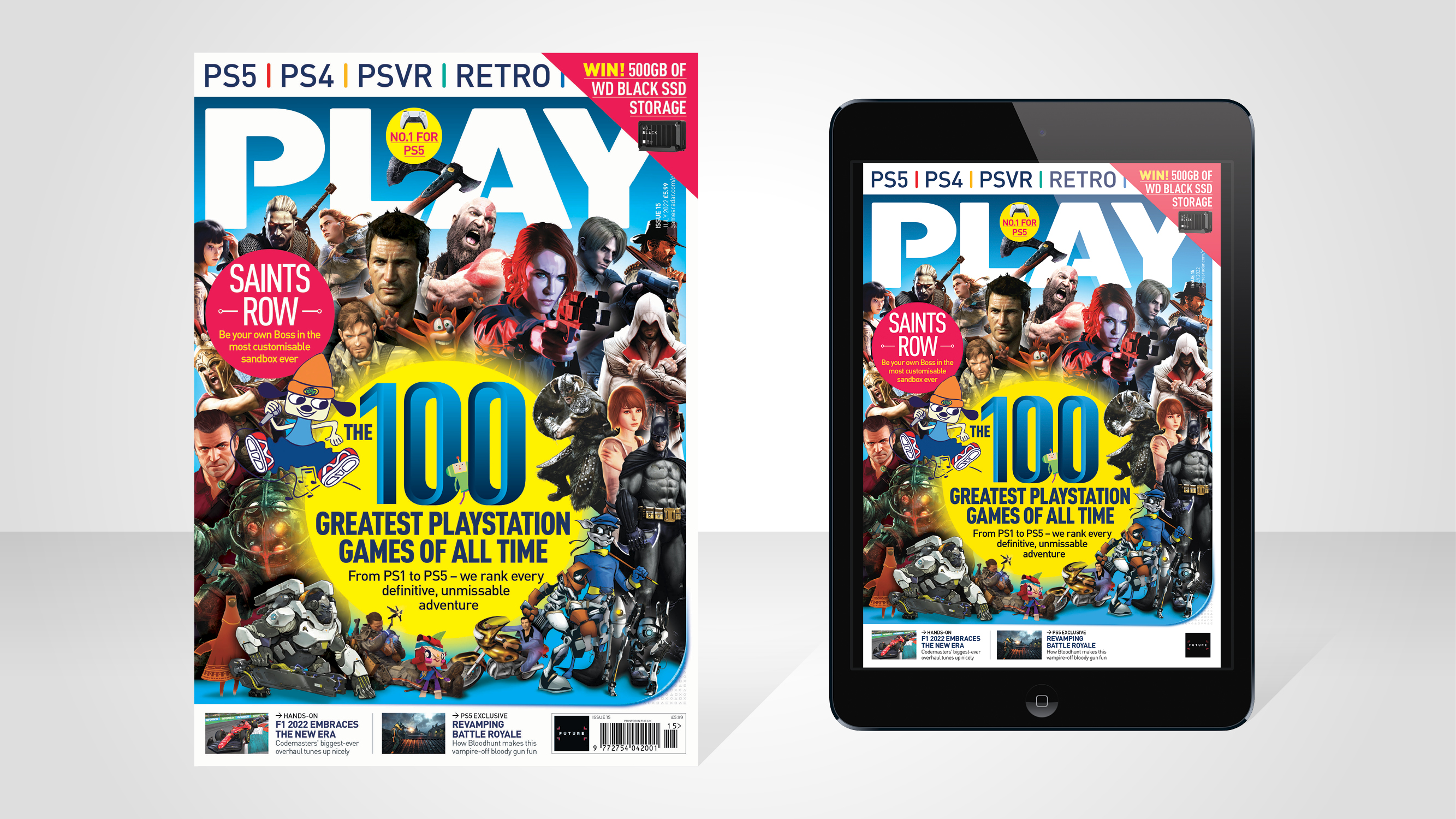 PlayStation’s 100 best games get the PLAY cover treatment