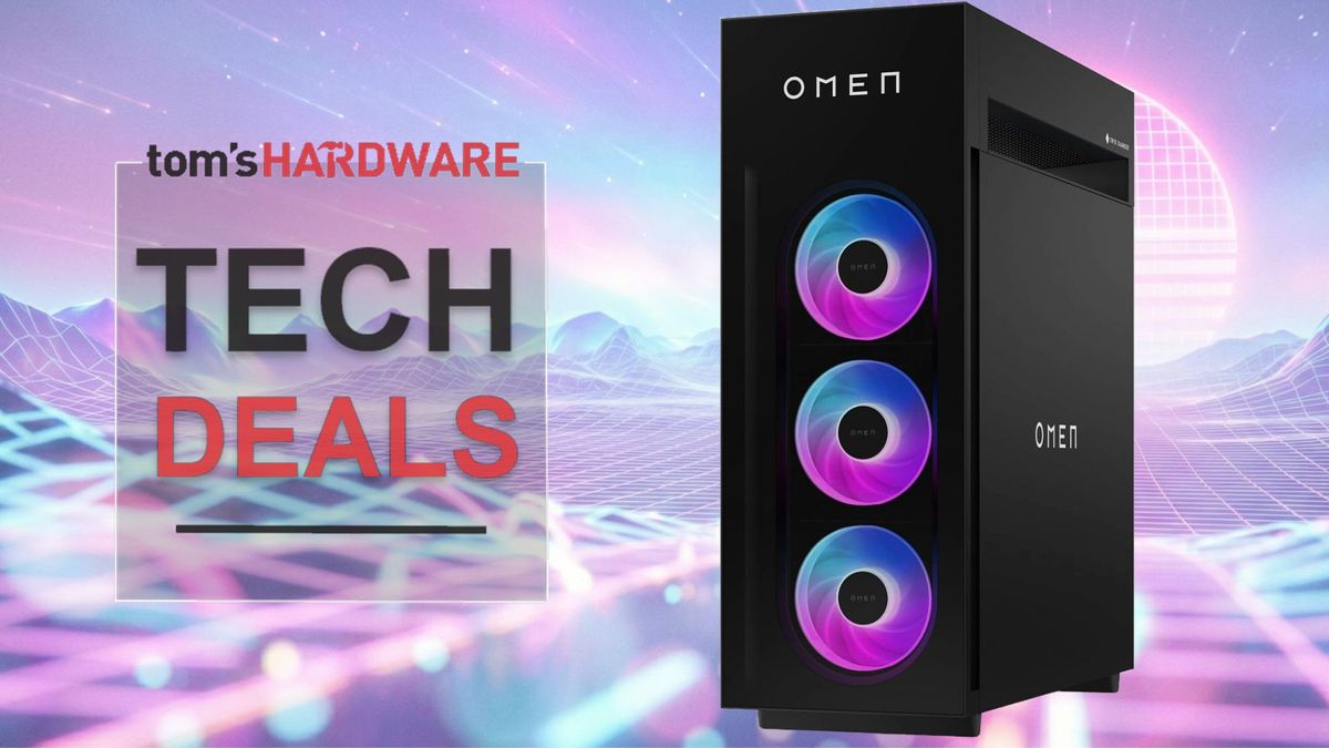 Pick up an RTX 5090-powered prebuilt desktop for $5 less than the GPU alone — HP's Omen 45L costs $3,795 thanks to $1,265 discount