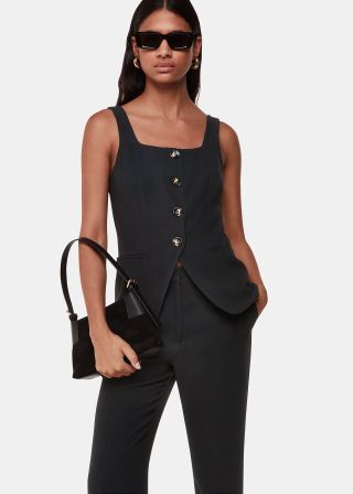 Sofia Crepe Waistcoat