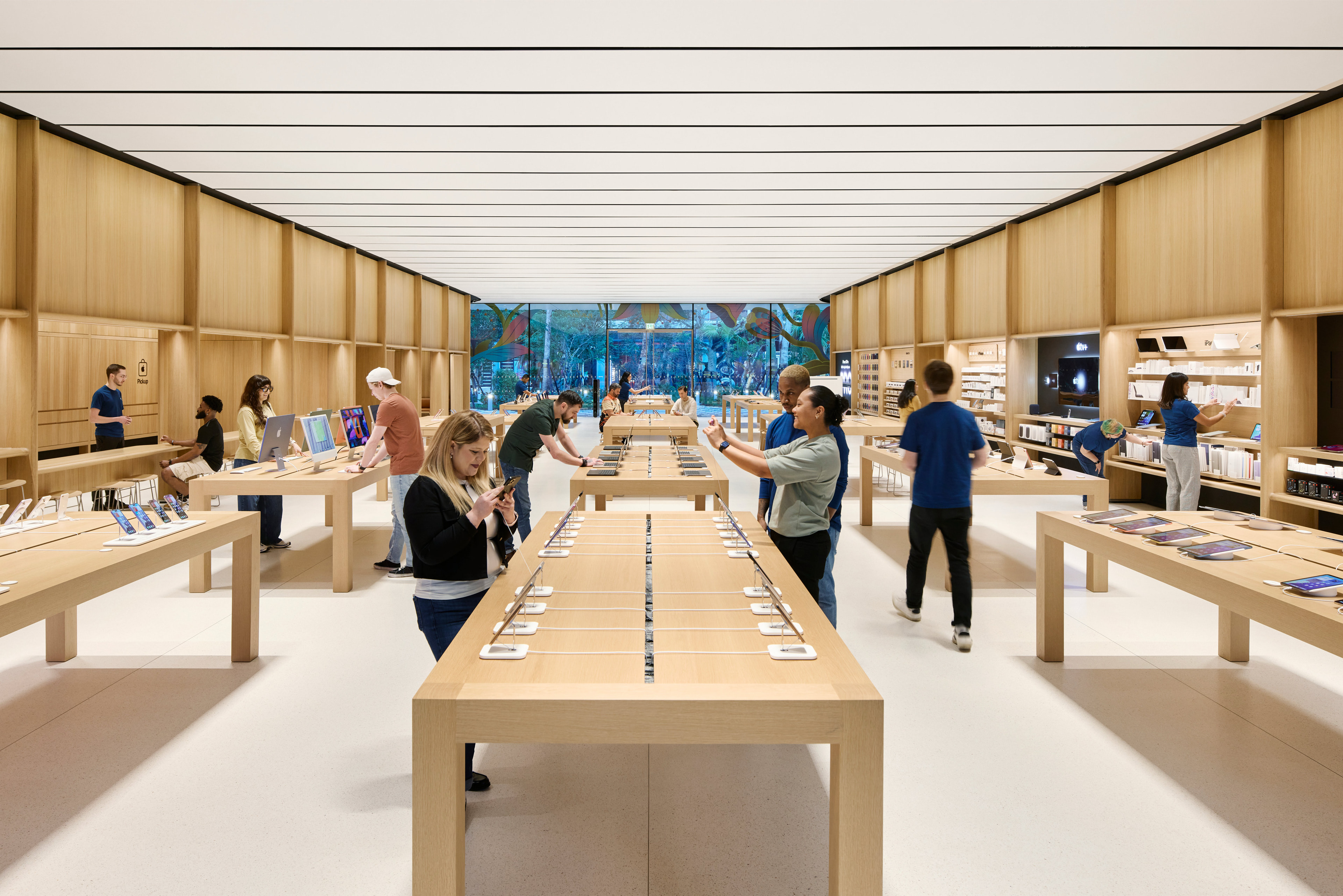 Apple Store в Майами, биофильный дизайн