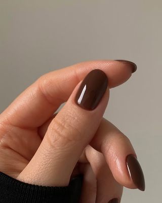 A manicure by Georgia Rae using Bio Sculpture Gel nail polish in Sunset Boulevard