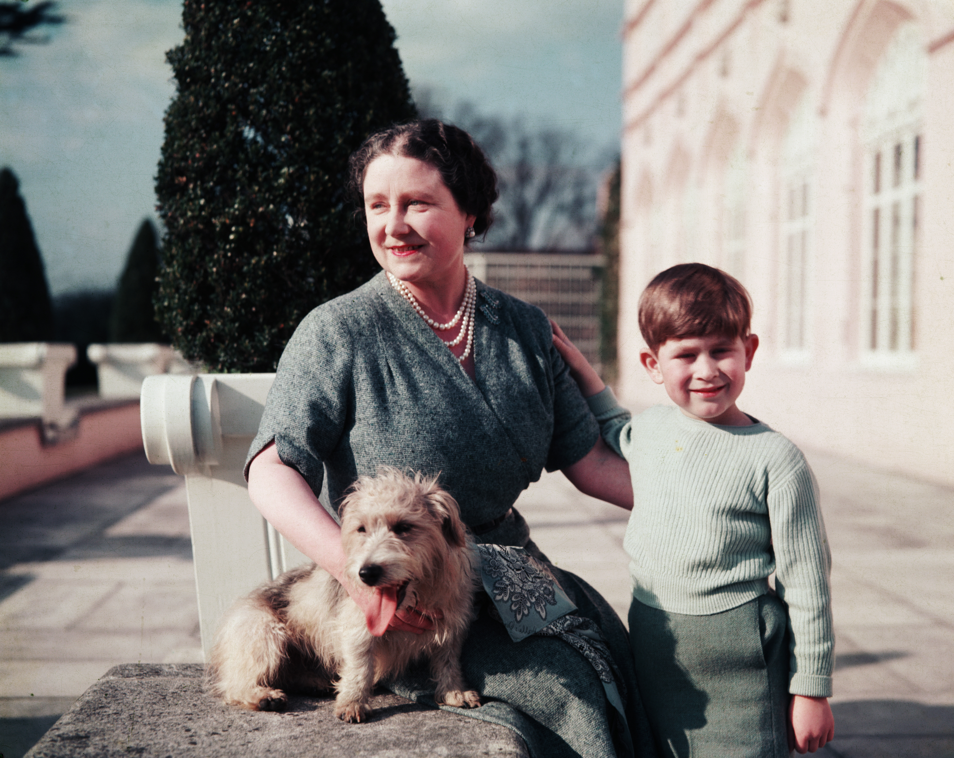 matching - queen mother and prince charles