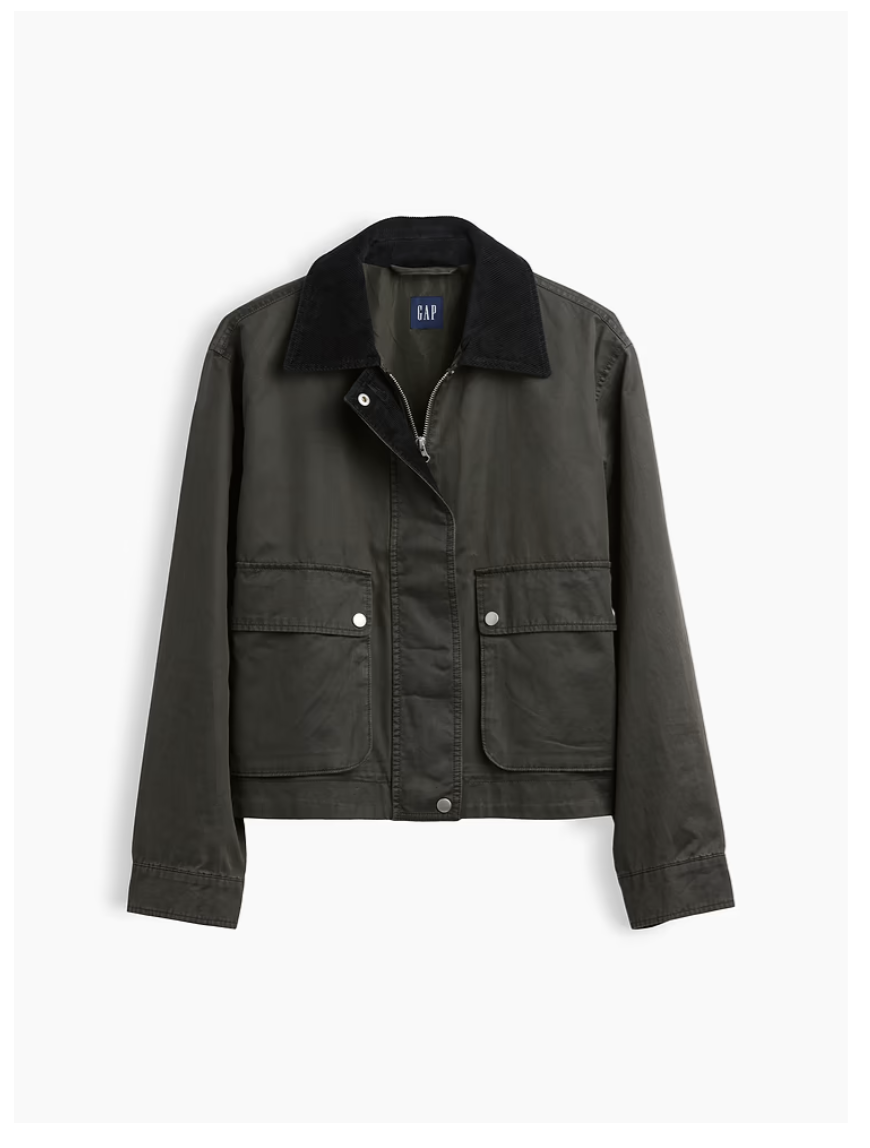 Gap, Waxed Canvas Barn Jacket